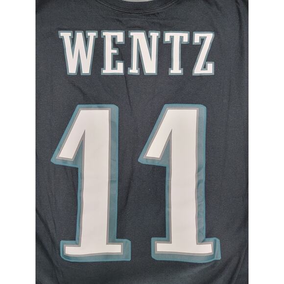Nike Philadelphia Eagles Carson Wentz #11 NFL Nike Tee Shirt Mens Large - Picture 3 of 8